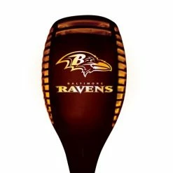 Sporticulture NFL Baltimore Ravens Team LED Solar Torch Outdoor Lighting
