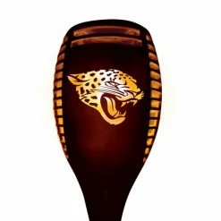 Sporticulture NFL Jacksonville Jaguars Team LED Solar Torch Outdoor Lighting