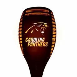 Sporticulture NFL Carolina Panthers Team LED Solar Torch Outdoor Lighting