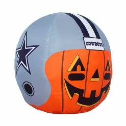 Sporticulture NFL Dallas Cowboys Inflatable Jack-O&apos;-Helmet Decor