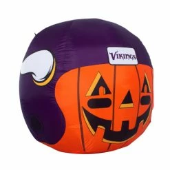 Sporticulture NFL Minnesota Vikings Inflatable Jack-O&apos;-Helmet Decor