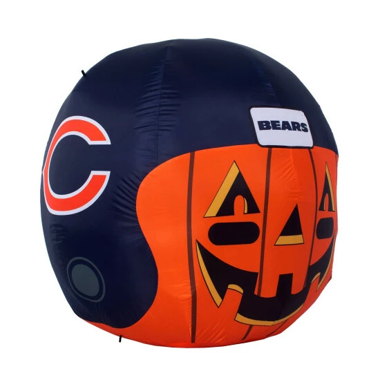 Sporticulture NFL Chicago Bears Inflatable Jack-O'-Helmet Decor