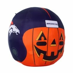 Sporticulture NFL Denver Broncos Inflatable Jack-O&apos;-Helmet Decor