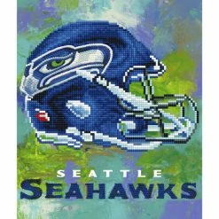 Sporticulture NFL Seattle Seahawks Diamond Art Craft Kit Decor