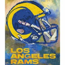 Sporticulture NFL Los Angeles Rams Diamond Art Craft Kit Decor