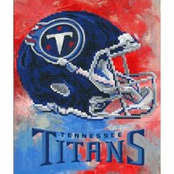 Sporticulture NFL Tennessee Titans Diamond Art Craft Kit Decor