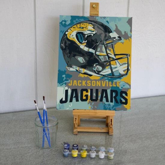 Sporticulture NFL Jacksonville Jaguars Team Pride Paint By Number Kit Office & Stationery