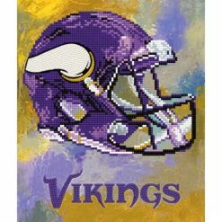 Sporticulture Nfl Minnesota Vikings Diamond Art Craft Kit Decor