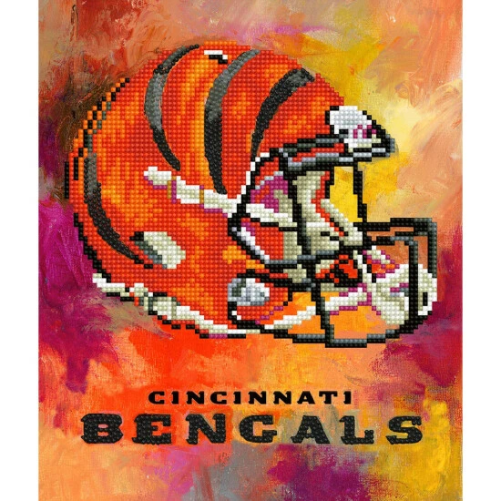Sporticulture NFL Cincinnati Bengals Diamond Art Craft Kit Decor