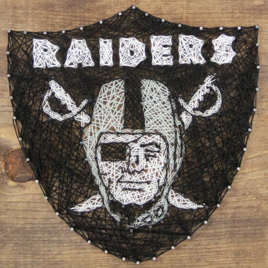 Sporticulture NFL Las Vegas Raiders String Art Kit Decor