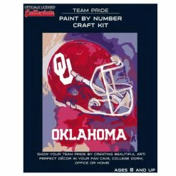 Sporticulture Oklahoma Sooners Paint By Number Craft Kit Art
