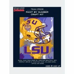 Sporticulture Lsu Tigers Paint By Number Craft Kit Art