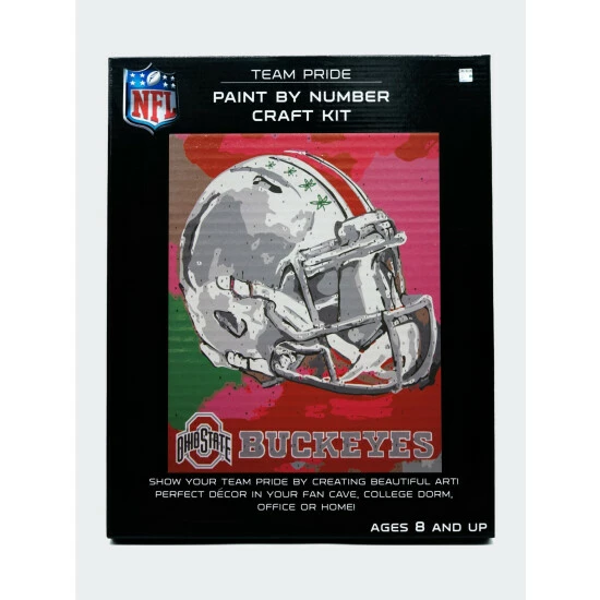 Sporticulture NCAA - Ohio State Buckeyes Paint By Number Craft Kit Art
