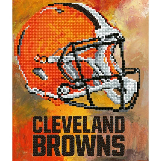 Sporticulture NFL Cleveland Browns Diamond Art Craft Kit