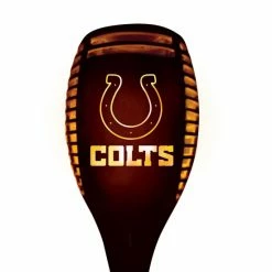 Sporticulture NFL Indianapolis Colts Team LED Solar Torch Outdoor Lighting