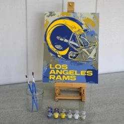 Sporticulture NFL Los Angeles Rams Team Pride Paint By Number Kit Office & Stationery