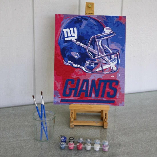 Sporticulture NFL New York Giants Team Pride Paint By Number Kit Office & Stationery
