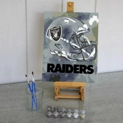 Sporticulture NFL Las Vegas Raiders Team Pride Paint By Number Kit Office & Stationery