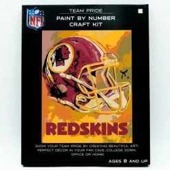 Sporticulture NFL Washington Redskins Team Pride Paint By Number Kit Office & Stationery