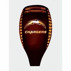 Sporticulture NFL La Chargers Team LED Solar Torch Outdoor Lighting