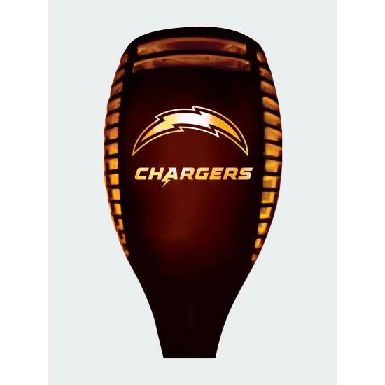 Sporticulture NFL La Chargers Team LED Solar Torch Outdoor Lighting