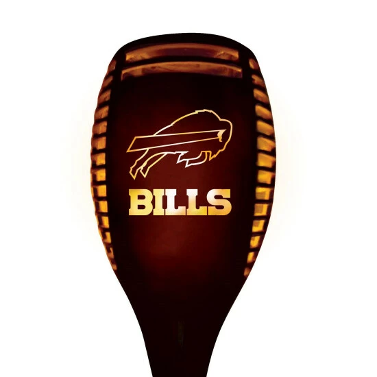 Sporticulture NFL Buffalo Bills Team LED Solar Torch Outdoor Lighting