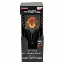 Sporticulture NCAA Ohio State Buckeyes Team LED Solar Torch Outdoor Living