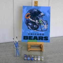 Sporticulture NFL Chicago Bears Team Pride Paint By Number Kit Office & Stationery